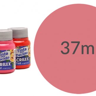TINTA TECIDO 37ML ROSE 04140988  ACRILEX