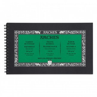 BLOCO AGUARELA ESPIRAL GRAO FINO 15X25 - 15 FLH - 300 GR. ARCHES