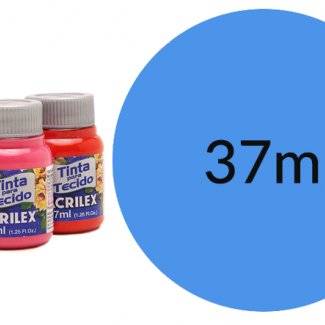 TINTA TECIDO 37ML AZUL MAR 535 ACRILEX