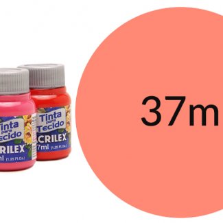 TINTA TECIDO 37ML CORAL 586 ACRILEX