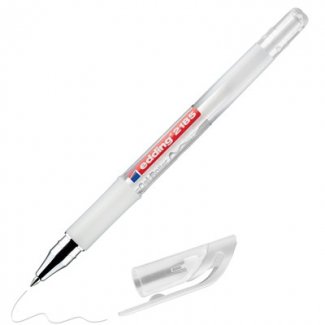 MARCADOR GEL ROLLER BRANCO EDDING 2185