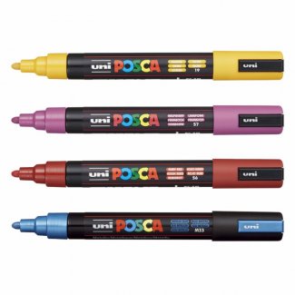 MARCADOR UNI POSCA 5 M AMARELO SOL