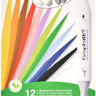 GRAPHIT BRUSH SET DE 12 - ESSENTIAL