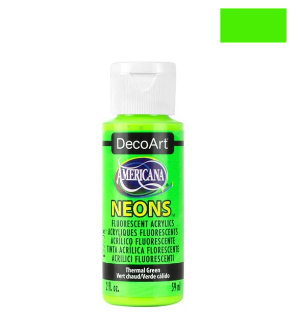 TINTA ACRILICA 59ML NEON DHS1  VERDE