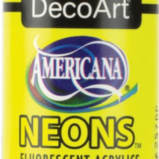 TINTA ACRILICA 59ML NEON DHS1  AMARELO