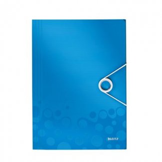 PASTA DE 3 ABAS 150FLS A4 AZUL