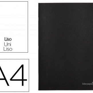 CADERNO AGRAFADO CAPA PRETA IN A4 80 FLS AGRAFADO 60 GR