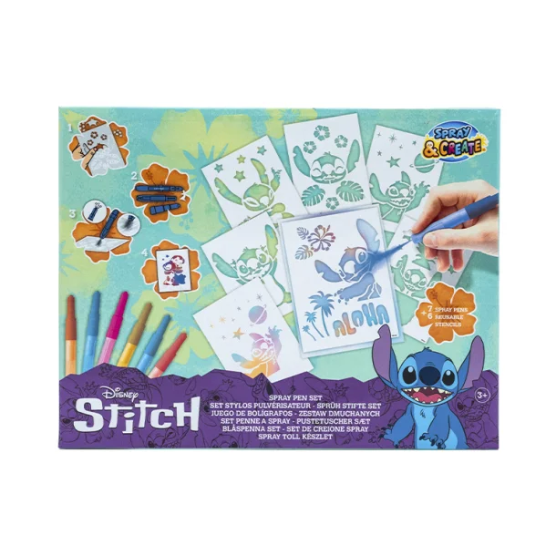 LIVRO DE COLORIR + 8 FOLHAS DE STICKERS STITCH