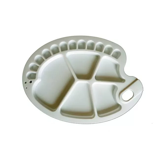 PALETA DE PLÁSTICO OVAL 34X25  CM 17 P