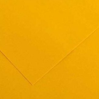 CARTOLINA CANSON LISA A4 AMARELO TORRADO 185 GRS - Nº05