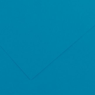 CARTOLINA CANSON LISA A4 AZUL CARAIBAS 185 GRS  - Nº26