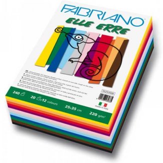CARTOLINA ELLE ERRE 220GR 50X70 - ROSSO