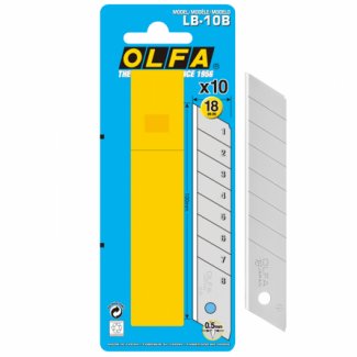 Lâmina Segmentada de Prata de 18mm OLFA (LB10B)