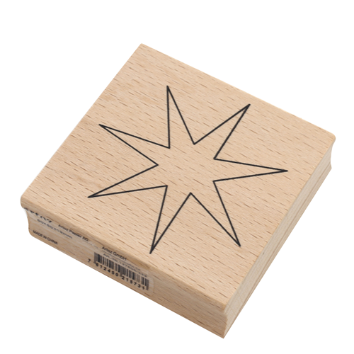 CARIMBO ESTRELA DE 7 PONTOS ARTOZ 60*60 19 MM
