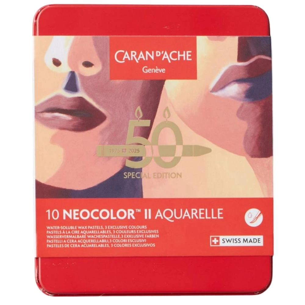 NEOCOLOR II CX METALICA C/10 CORES CARAN D´ACHE