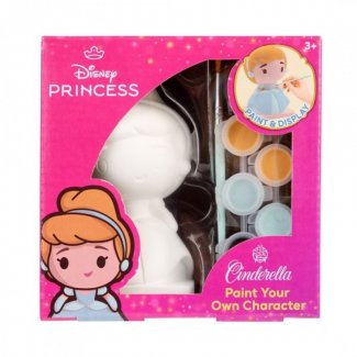FIGURA DE PRINCESA EM GESSO PARA COLORIR