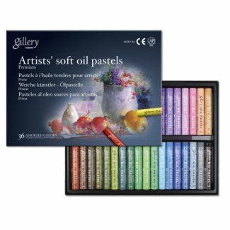 CAIXA DE PASTEL A OLEO GALLERY MUNGYO ARTIST 36 CORES