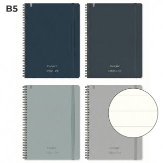 CADERNO CAMPUS URBAN PAUTADO B5 70 FLH 80 GR