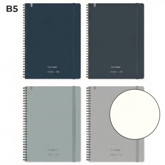 CADERNO CAMPUS URBAN LISO B5 70 FLH 80 GR