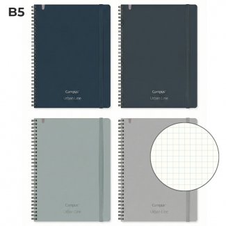 CADERNO CAMPUS URBAN B5 70 FLH QUADRICULADO 80 GR