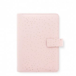 FILOFAX A5 RECARREGAVEL CONFETTI ORGANIZER ROSE QUARTZ