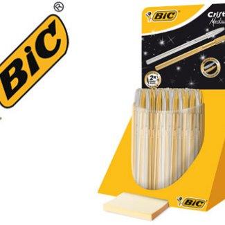 ESFEROGRAFICA BIC CRISTAL DOURADA
