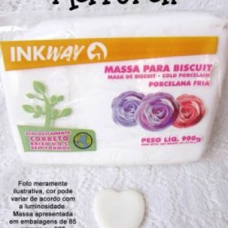 MASSA BISCUIT BRANCA 85GRS INKWAY