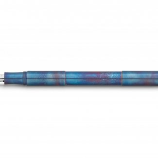 KAWECO SUPRA FOUNTAIN PEN FIREBLUE F
