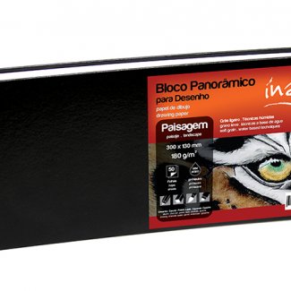 BLOCO PANORAMICO INART 180GR 30X13 - 60 FOLHAS