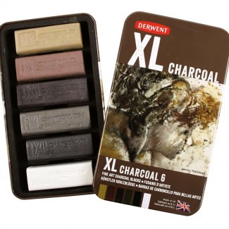 CAIXA DE BARRAS CARVAO XL DERWENT COM 6