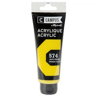 ACRILICO CAMPUS 100 ML AMARELO PASTEL 002