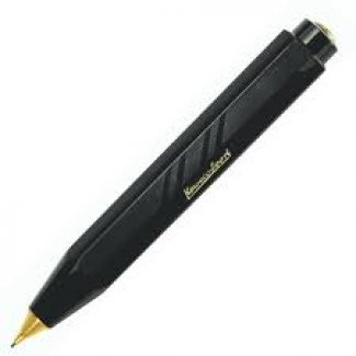 KAWECO CLASSIC SPORT GUILLOCHE PUSH PENCIL BLACK 0,7 MM