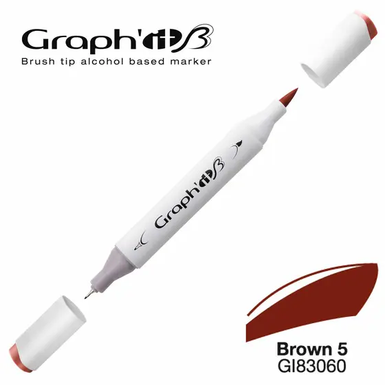 GRAPH` IT BRUSH 3060-BROWN 5