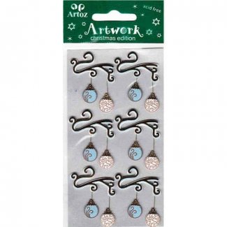 ART-WORK CHRISTMAS DECORATIONS STICKERS