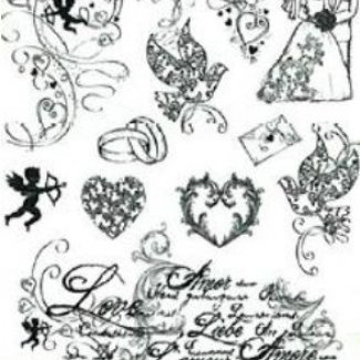 CLEAR STAMPS  18X14CM