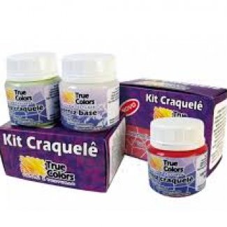 KIT CRAQUELÊ 2X55ML.CARMIM REAL